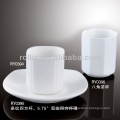 healthy special durable white porcelain chinese tea cup